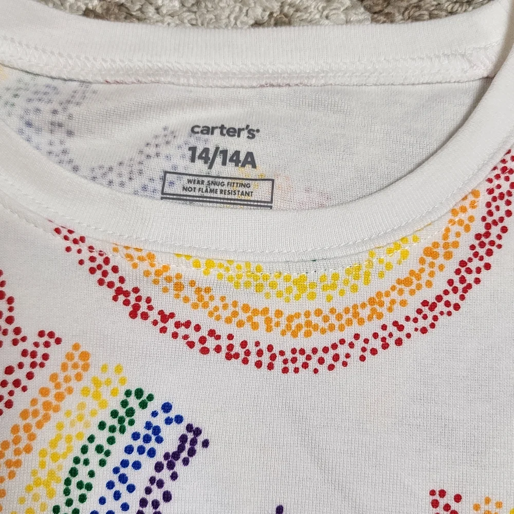 Carter's Rainbow Pajamas
